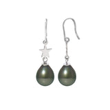 PERLINEA – Boucles d’Oreilles en Perles de Tahiti & Argent 925 |