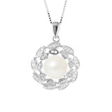 PERLINEA – Collier Corolle en Perle de Culture & Argent 925 | Un Bijou Fleur de Pureté et d'Éclat