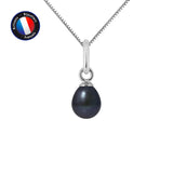 PERLINEA- Pendentif- Perle de Culture d'Eau Douce Black Tahiti